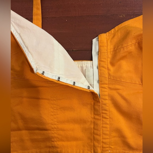 Wilfred sz 6 marigold bustier, cropped tank. - Picture 10 of 10